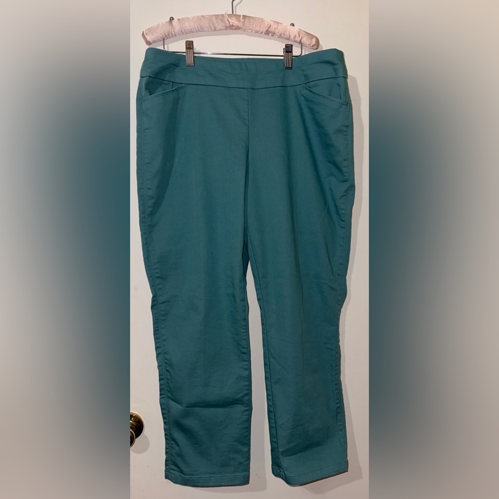 Croft & Barrow Teal Stretch Pants